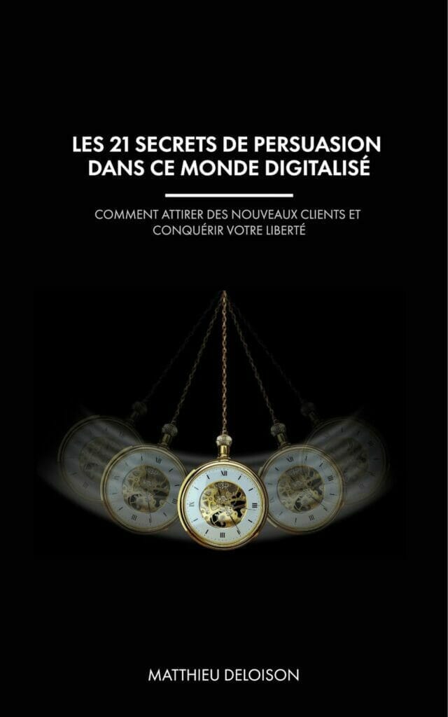 Cover livre Les 21 Secrets de Persuasion Kindle size cover book 1600