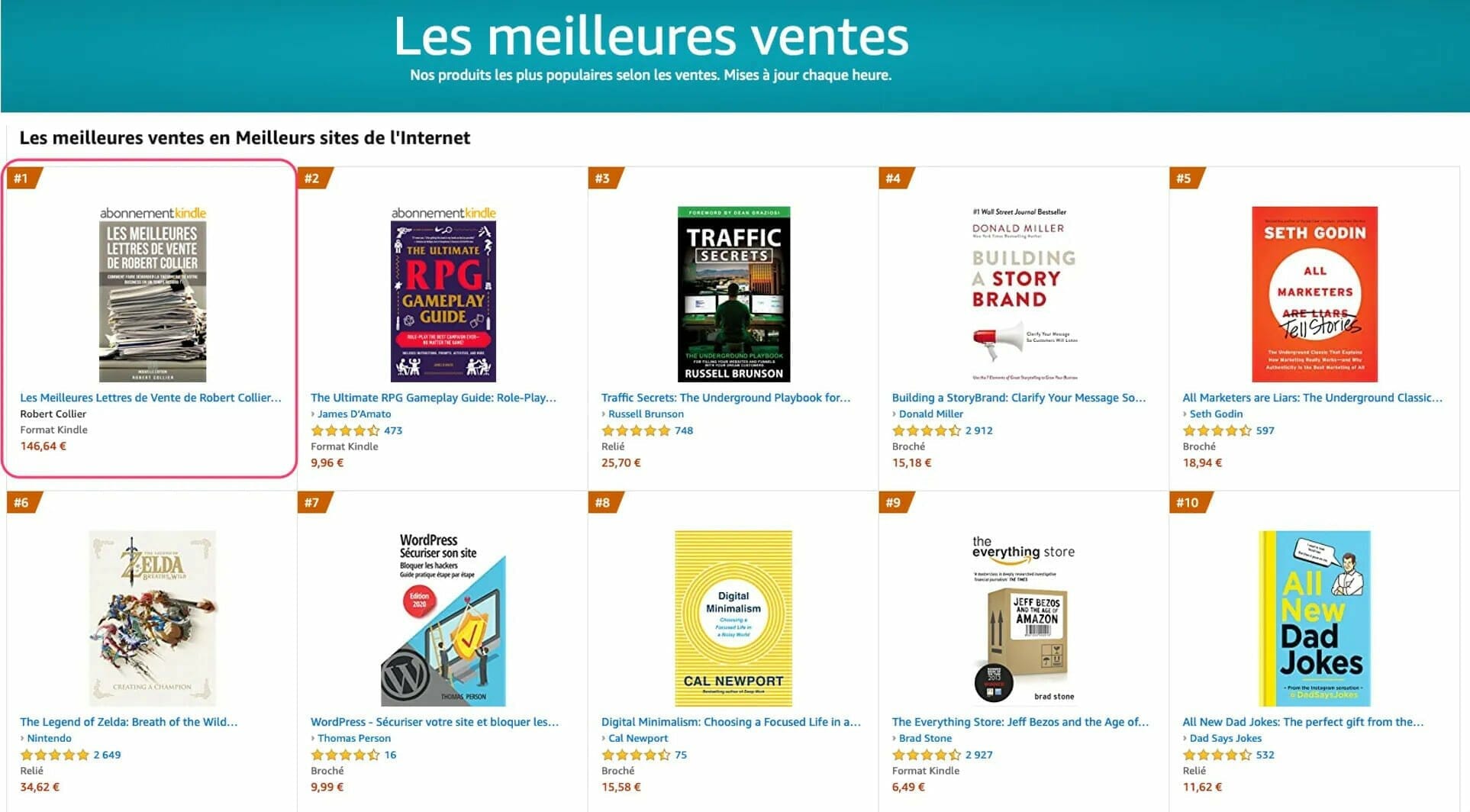 robert collier classement amazon robert collier classement amazon